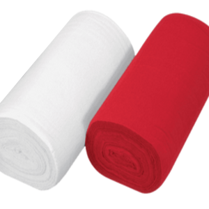 Franela de calidad Blanca 0.50 x 25 m.