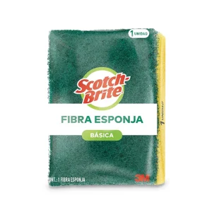 Fibra Verde Con Esponja Amarilla Scotch Brite 1 Pieza