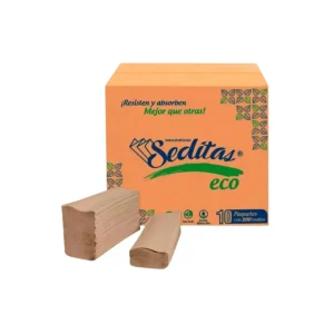 Toalla Interdoblada Seditas Cafes 20x100