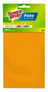Paño Absorvente Microfibra Scotch Brite Naranja